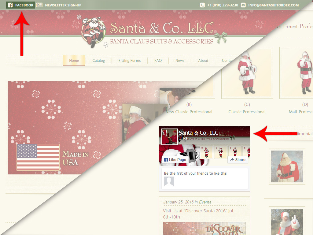 Santa & Co. LLC is now on Facebook!